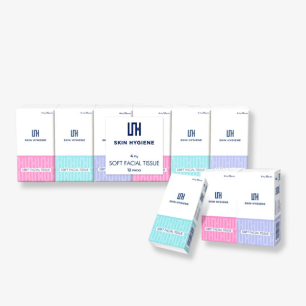 Skin Hygiene Soft Pocket Tissue 4ply - 10 Pulls (12 Packs)