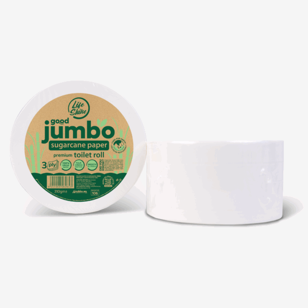 Lifeshine【310g】3ply Sugarcane Jumbo Toilet Roll Tissue